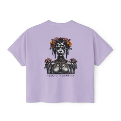 Y2K Rose and AI Robot Goth Style Tee in 3 Colors