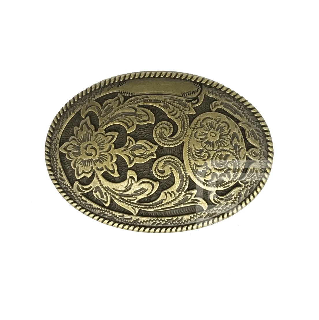 Bloom Brass Belt Buckle