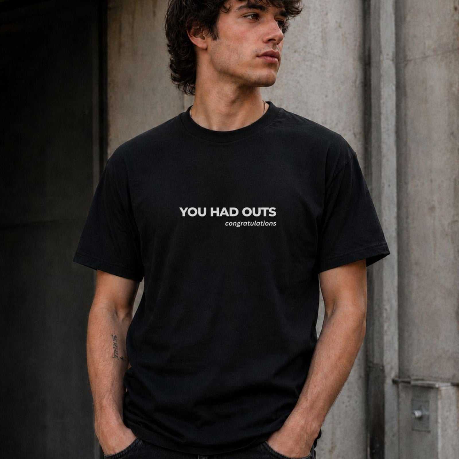 Black funny poker shirt with sarcastic poker humor text, unisex fit, minimalist design