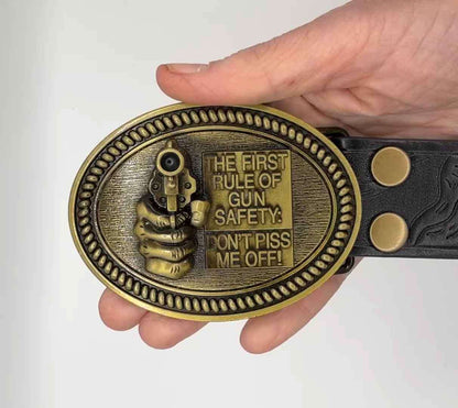 Locked & Loaded Belt Buckle