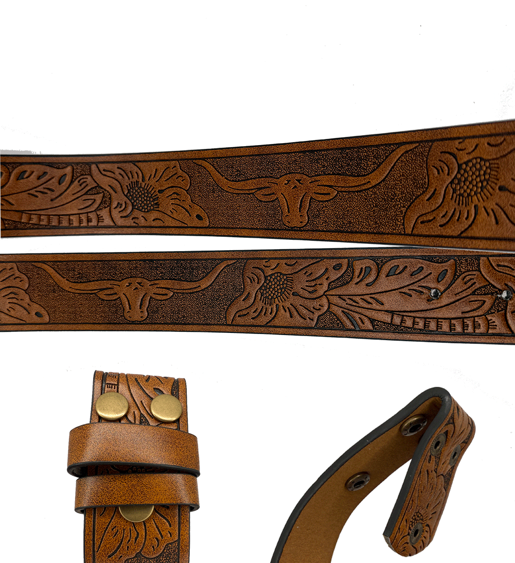 Brown Faux Leather Belt full image