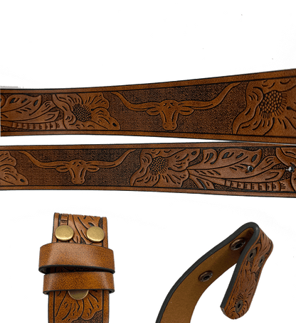 Brown Faux Leather Belt full image