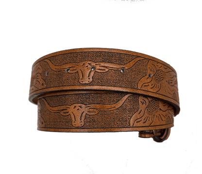 Brown Faux Leather Belt